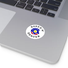 Load image into Gallery viewer, Baked N Denver Round Vinyl Stickers