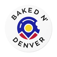 Load image into Gallery viewer, Baked N Denver Round Vinyl Stickers